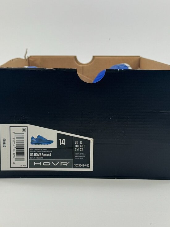 Under Armour HOVR Sonic 4 \'Blue Grey\' 3023543-402 size 14 READ main image 4